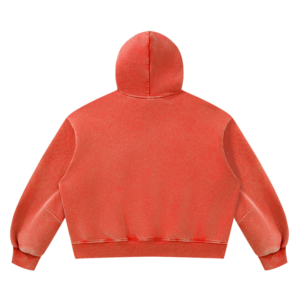 Vintage Wash Boxy Fleece Hoodie