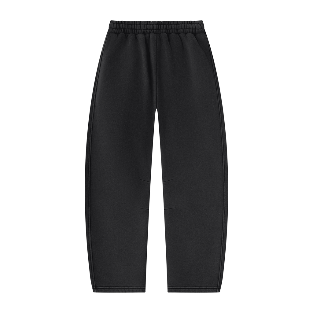 Vintage Wash Barrel Leg Fleece Sweatpants
