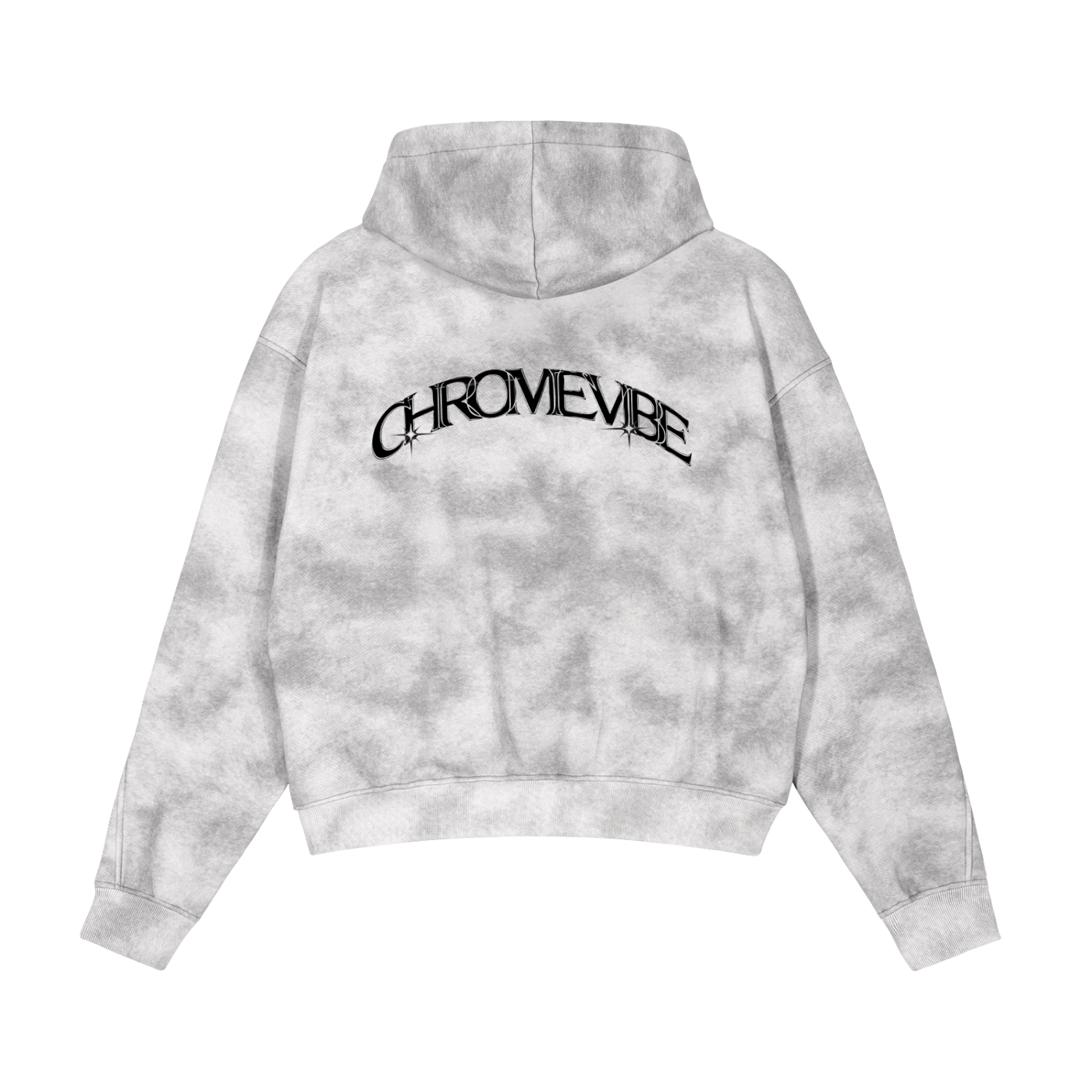 CV Dirty Washed Zip-Up Fleece Hoodie