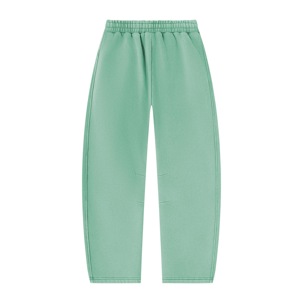 Vintage Wash Barrel Leg Fleece Sweatpants