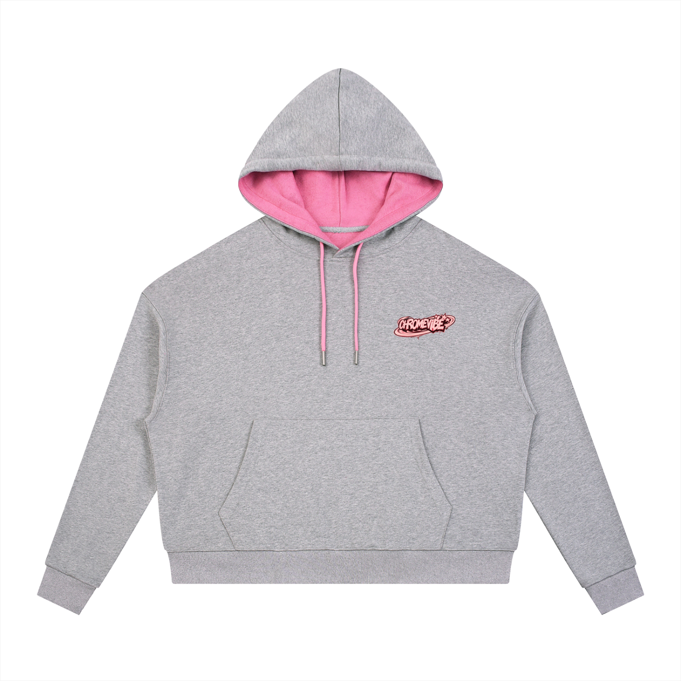 CV Contrast Drawstring Hoodie